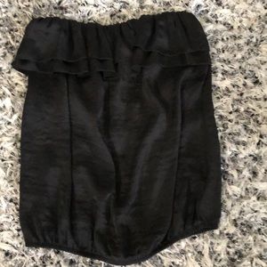 NWOT black strapless top